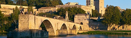 Bild: Provence - Avignon vom Fluss